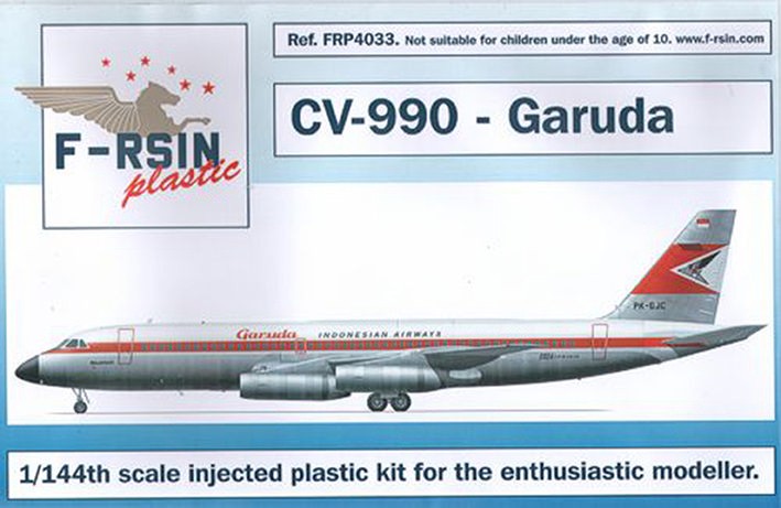 F-rsin Plastic FRP4033 Convair CV-990 - Garuda 1/144