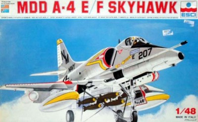ESCI 4021 MDD A-4E/F SKYHAWK 1:48