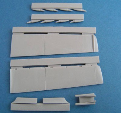 Pavla Models U48-44 Mirage 2000C control surfaces for Kinetic 1:48