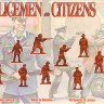 Red Box 72037 American Policemen and civilians. 48 figures. 12 poses. 1920's era to go with the gangsters 1/72