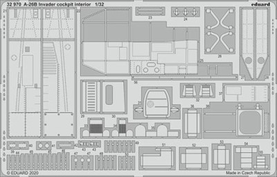 Eduard 32970 SET A-26B Invader cockpit interior (HOBBYB)