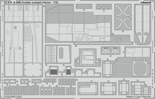 Eduard 32970 SET A-26B Invader cockpit interior (HOBBYB)