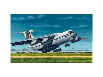 Моделист 214479 Советский военно-транспортный самолёт конструкции Ильюшина - 76 1/144