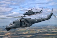 Trumpeter 05829 Вертолёт Ми-24П Hind 1/48