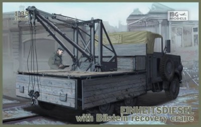 IBG Models 35006 Германский грузовик Einheitsdiesel с краном Bilstein, 1/35