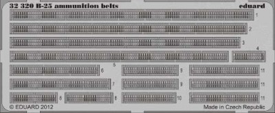 Eduard 32320 1/32 Фототравление для B-25 ammunition belts