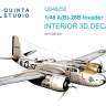 Quinta studio QD48258 A(B)-26B (ICM) 3D Декаль интерьера кабины 1/48