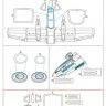 Metallic Details MDM4812 FMA IA-58A Pucara canopy paint Masks 1/48