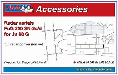 AML AMLA48062 Junkers Ju 88 G w/ Radar aerials FuG 220 SN-2 1/48