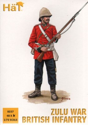 HAT 8237 Zulu War British Infantry x 48 figures 1/72