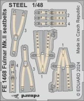 Eduard FE1468 Fulmar Mk.II seatbelts STEEL (TRUMP) 1/48