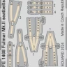 Eduard FE1468 Fulmar Mk.II seatbelts STEEL (TRUMP) 1/48