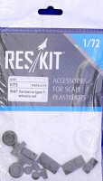 Reskit RS72-0117 B-57 Canberra type 1 wheels set (ITAL) 1/72