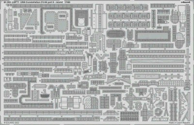 Eduard 53285 SET USS Constellation CV-64 - island (TRUMP) 1/350