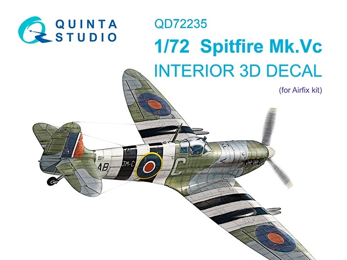 Quinta studio QD72235 Spitfire Mk.Vc (Airfix) 1/72