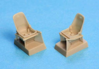 Sbs Model 48007 Bf-109E seats with harness 1/48