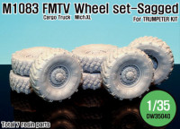 DEF Model DW35040 US M1083 FMTV Truck Mich.XL Sagged wheel set 1:35