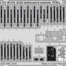 Eduard 36378 M113A ACAV dashboard & seatbelts STEEL 1/35