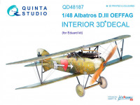 Quinta studio QD48187 Albatros D.III OEFFAG (для модели Eduard) 1/48