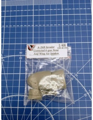 Vector VDS48-132 A-26B 6-пулеметный нос и заборники (ICM) 1/48