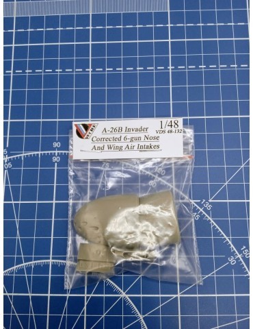 Vector VDS48-132 A-26B 6-пулеметный нос и заборники (ICM) 1/48