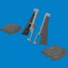 Eduard 672384 BRASSIN P-51D undercarr. legs PRINT (EDU) 1/72