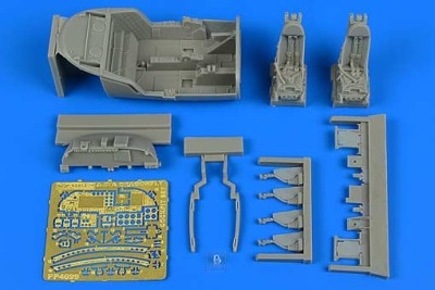 Aires 4699 A-37A Dragonfly cockpit set (TRUMP) 1/48