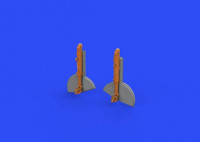 Eduard 648589 BRASSIN 1/48 Spitfire Mk.I undercarr.legs BRONZE