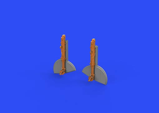 Eduard 648589 BRASSIN 1/48 Spitfire Mk.I undercarr.legs BRONZE