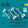 Reskit 32482 AIM-9M 'Sidewinder' missiles (4 pcs.) 1/32