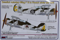 AML AMLC72018 Декали Gl.Gladiator Swedish volunt. Wing F19 1/72
