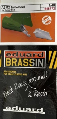 Eduard 648772 BRASSIN A6M2 tailwheel PRINT (EDU) 1/48