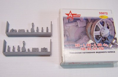 A-resin 35072 Семейство КВ/СУ механизм натяжения ведомого колеса 1/35