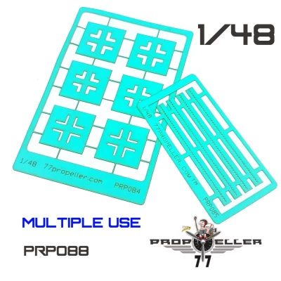 77 Propeller 77PRP088 SET Luftwaffe Balkenkreuze Late&amp;Wing walkway 1/48