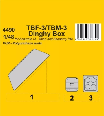 CMK 4490 TBF-3/TBM-3 Dinghy Box (ACCUR/ACAD) 1/48