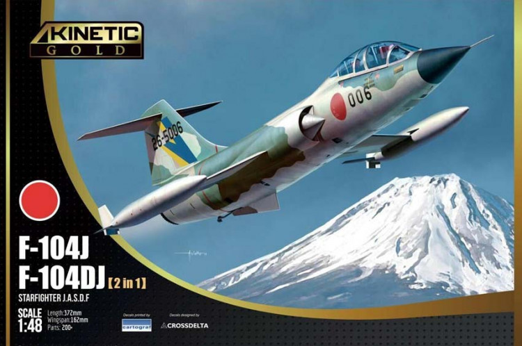 Kinetic K48092 F-104J/DJ JASDF Starfighter 1/48