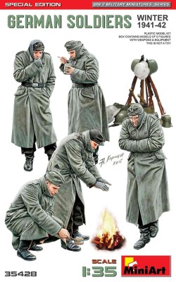 Miniart 35428 German Soldiers, winter 1941-42 (5 fig.) 1/35