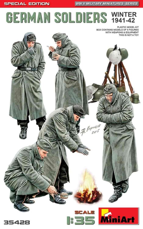 Miniart 35428 German Soldiers, winter 1941-42 (5 fig.) 1/35