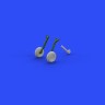 Eduard 672106 Spitfire Mk.IX wheels - 5 spoke, smooth tire 1/72