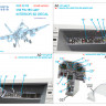 Quinta studio QDS-32109 F/A-18C Late (Academy) (малая версия) 3D Декаль интерьера кабины 1/32