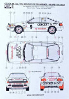 Reji Model 281 Toyota Celica ST165 Boucles E Spa Winner 1992 1/24