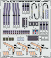 Eduard 32763 Lynx Mk.88 seatbelts