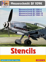Hm Decals HMD-72139 1/72 Stencils Messerschmitt BF 109 K-4/6/10/14