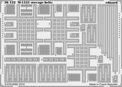 Eduard 36122 M-1131 stovage belts
