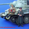 Plus model 132 Red Army Soldier, WWII – Accordionist & NKVD Officer 1:35