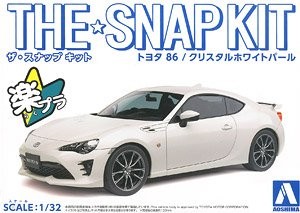 Aoshima 054185 Toyota 86 (Crystal White Pearl) 1:32