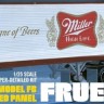 AMT 1234 Fruehauf 40' Semi Trailer Miller Beer 1/25