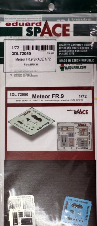Eduard 3DL72050 Meteor FR.9 SPACE (AIRF) 1/72