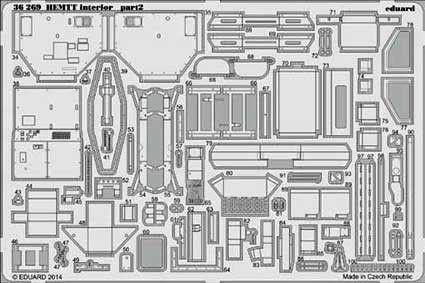 Eduard 36269 HEMTT interior