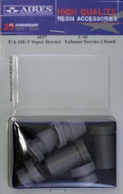 Aires 4857 F/A-18E/F S.Hornet exh.nozzles closed (HOBBY) 1/48